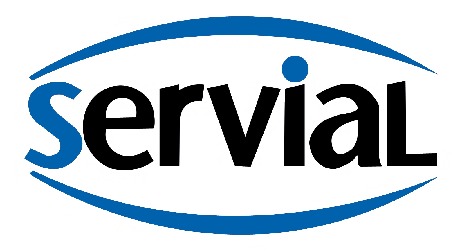 Logo servial noir et bleu HD
