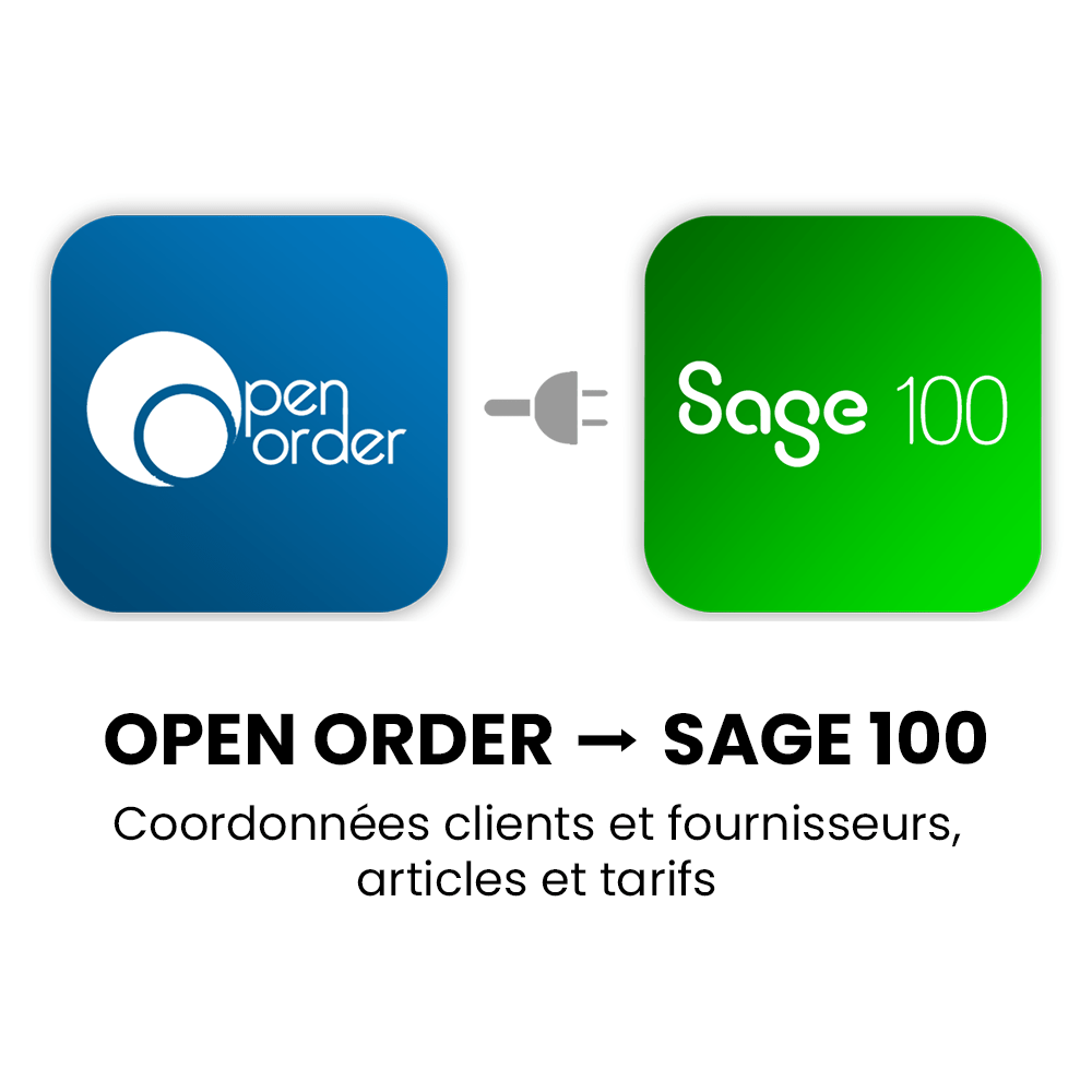 CONNECTEUR OPEN ORDER ➡ SAGE 100