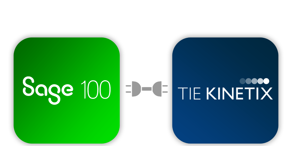 connecteur miniature sage 100 vers tie kinetix