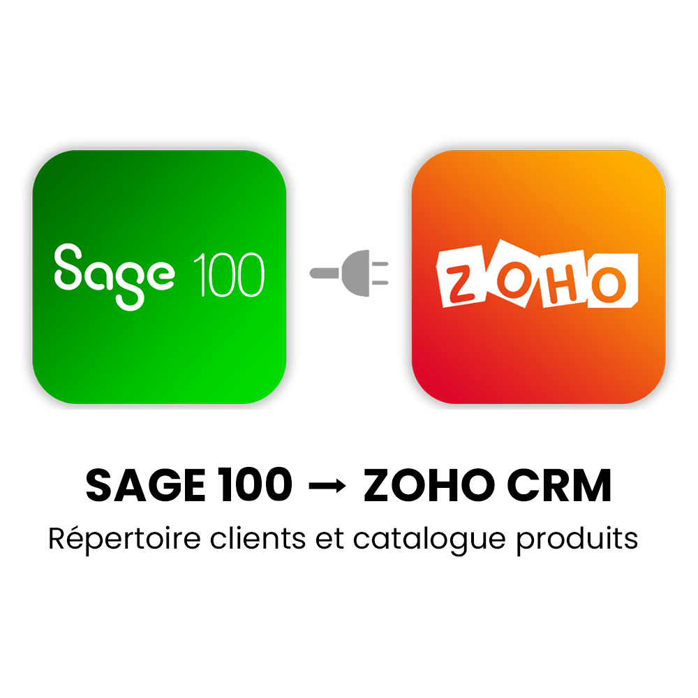 CONNECTEUR SAGE 100 ➡ ZOHO