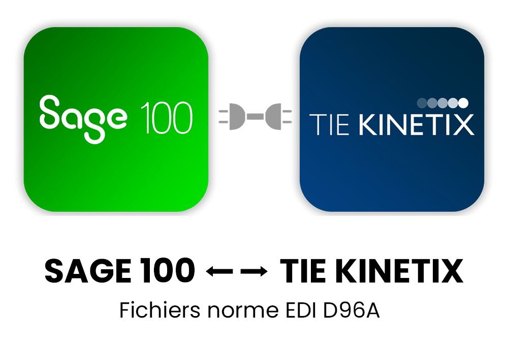 CONNECTEUR SAGE 100 ⬅➡ TIE KINETIX