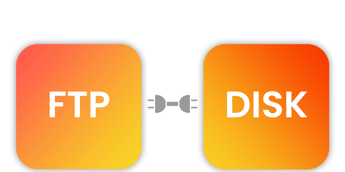 TRANSFERT FTP ↔️ DISK