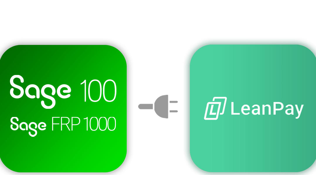 CONNECTEUR SAGE 100 & FRP 1000 ➡ LEANPAY